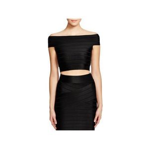 French Connection Womens Two Piece Bandage Crop Top Skirt Set Size S/6